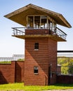 An abandoned prison watchtower in Lorton Virginia, America