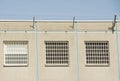 Prison windows Royalty Free Stock Photo