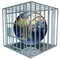 Prisoned Earth Royalty Free Stock Photo