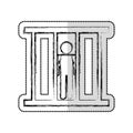 prisoner avatar silhouette icon