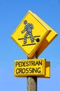Prisoner pedestrian crossing sign