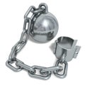 Prisoner shackle Royalty Free Stock Photo