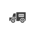 Prisoner truck vector icon