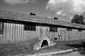 Prisoners barracks of Auschwitz concentration camp