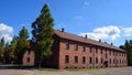 Prisoners barracks of Auschwitz concentration camp