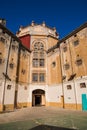 Prisoners` courtyard in Barcelona`s La Modelo prison Royalty Free Stock Photo