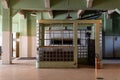 Prisoners kitchen from Alcatraz prison inside the Cellhouse building, San Francisco California USA Royalty Free Stock Photo