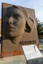The Heroinat Memorial is a typographic sculpture in Pristina, Kosovo