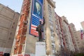 Statue of Bill Clinton as a sign of gratitude in Pristina, Kosovo Royalty Free Stock Photo
