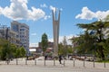 Monument to the fallen fighters in Pristina