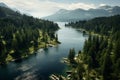 Pristine Alpine Lake Landscape Royalty Free Stock Photo