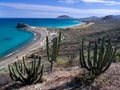 Pristine beach, blue sea, Baja California
