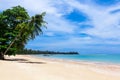 Pristine beach in Khao Lak close to phuket island on the Andaman coast Thailand Royalty Free Stock Photo