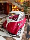 BMW Isetta 250 Car in Hotel Lobby, Sofia, Bulgaria Royalty Free Stock Photo