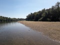 Pristine clear river Kupa