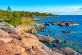 Pristine coastline of Aland islands in Finland Royalty Free Stock Photo