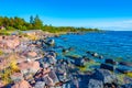 Pristine coastline of Aland islands in Finland Royalty Free Stock Photo