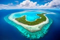 Pristine Coral Atoll Landscape