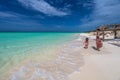 Pristine Cuban beach in Cayo Coco