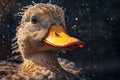 Pristine Duck bird park lake. Generate Ai