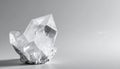Pristine Quartz Crystal in Monochrome Royalty Free Stock Photo