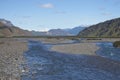 Pristine river in Valle Chacabuco, northern Patagonia, Chile.