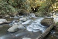 The pristine waters of the Savegre River. Costa Rica Royalty Free Stock Photo