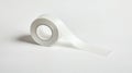 Pristine White Adhesive Tape on Minimalist Background for Ideal Projects Royalty Free Stock Photo