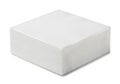 A pristine white rectangular box with a smooth, glossy finish and sharp edges Royalty Free Stock Photo