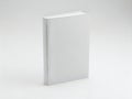 A pristine white rectangular box standing upright against a gray background Royalty Free Stock Photo