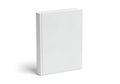 A pristine white rectangular box standing upright against a stark white background Royalty Free Stock Photo