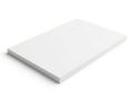 A pristine white rectangular object with a smooth and glossy surface Royalty Free Stock Photo
