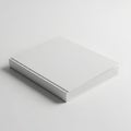 A pristine white rectangular object with a smooth and reflective surface Royalty Free Stock Photo