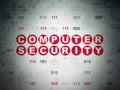 Privacy concept: Computer Security on Digital Data Paper background Royalty Free Stock Photo