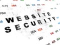Privacy concept: Website Security on Digital