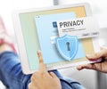 Privacy Confidential Protection Security Solitude Concept Royalty Free Stock Photo