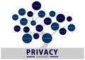 Privacy fundaments tree Royalty Free Stock Photo