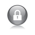 Privacy icon web button Royalty Free Stock Photo