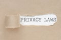 Privacy laws uncovered Royalty Free Stock Photo