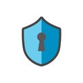 Privacy mode icon with security feature