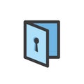 Privacy mode icon with security feature