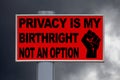 Privacy is my birthright, not an option - Billboard