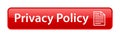 Privacy policy button Royalty Free Stock Photo