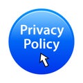 Privacy policy button Royalty Free Stock Photo