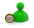 Privacy policy concept Royalty Free Stock Photo
