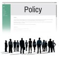 Privacy Policy Information Principle Strategy Rules Concept Royalty Free Stock Photo