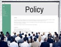 Privacy Policy Information Principle Strategy Rules Concept Royalty Free Stock Photo