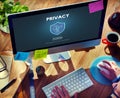 Privacy Private Secret Security Protection Concept Royalty Free Stock Photo