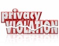 Privacy Violation 3d Words Cracked Letters Invasion Private Info