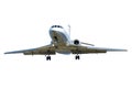 Privat jet plane isolated on a white background